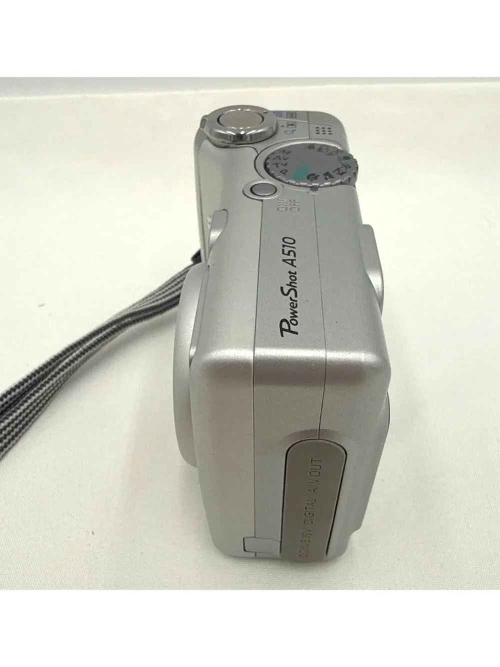 Canon PowerShot A510 Digital Camera 3.2 MP With 4x Optical Zoom Silver WORKS